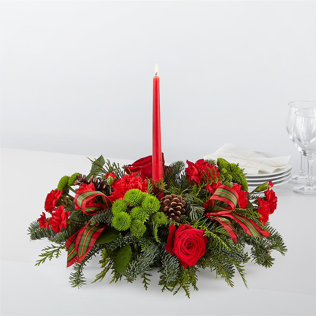 By the Candlelight Centerpiece – SHARAR'S FLORIST, La Habra CA