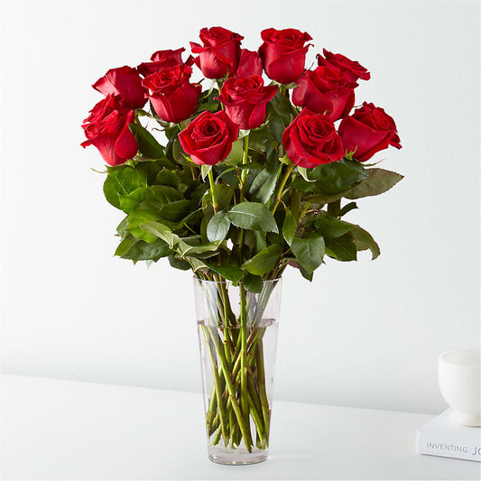 Long Stem Red Rose Bouquet – SHARAR'S FLORIST, La Habra CA