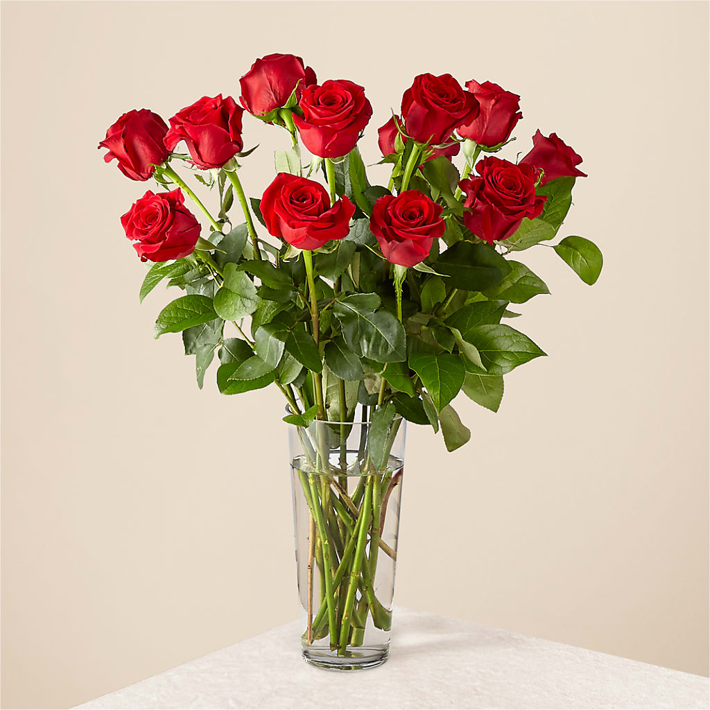 Long Stem Red Rose Bouquet – SHARAR'S FLORIST, La Habra CA