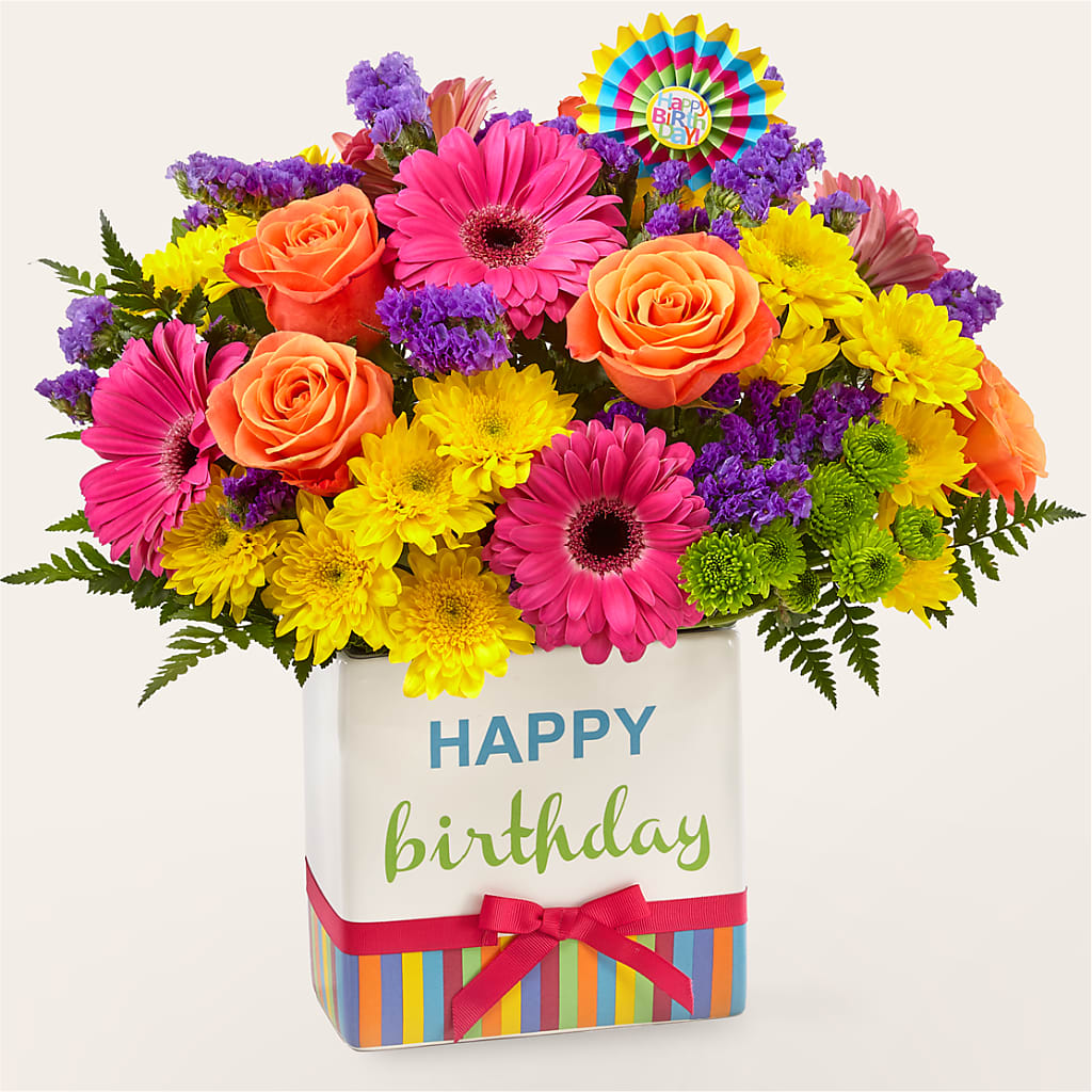 Birthday Brights Bouquet – SHARAR'S FLORIST, La Habra CA
