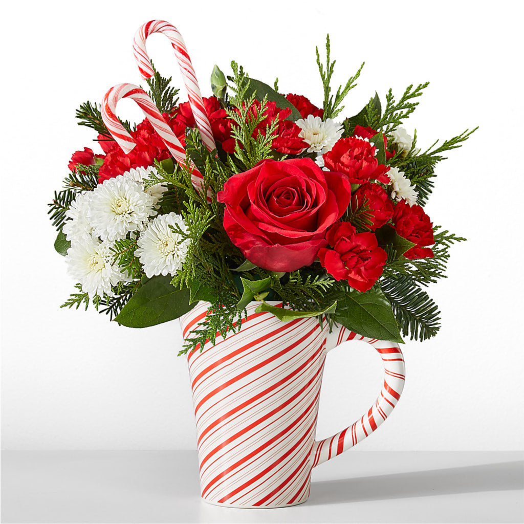 Peppermint Swirl Mug – SHARAR'S FLORIST, La Habra CA