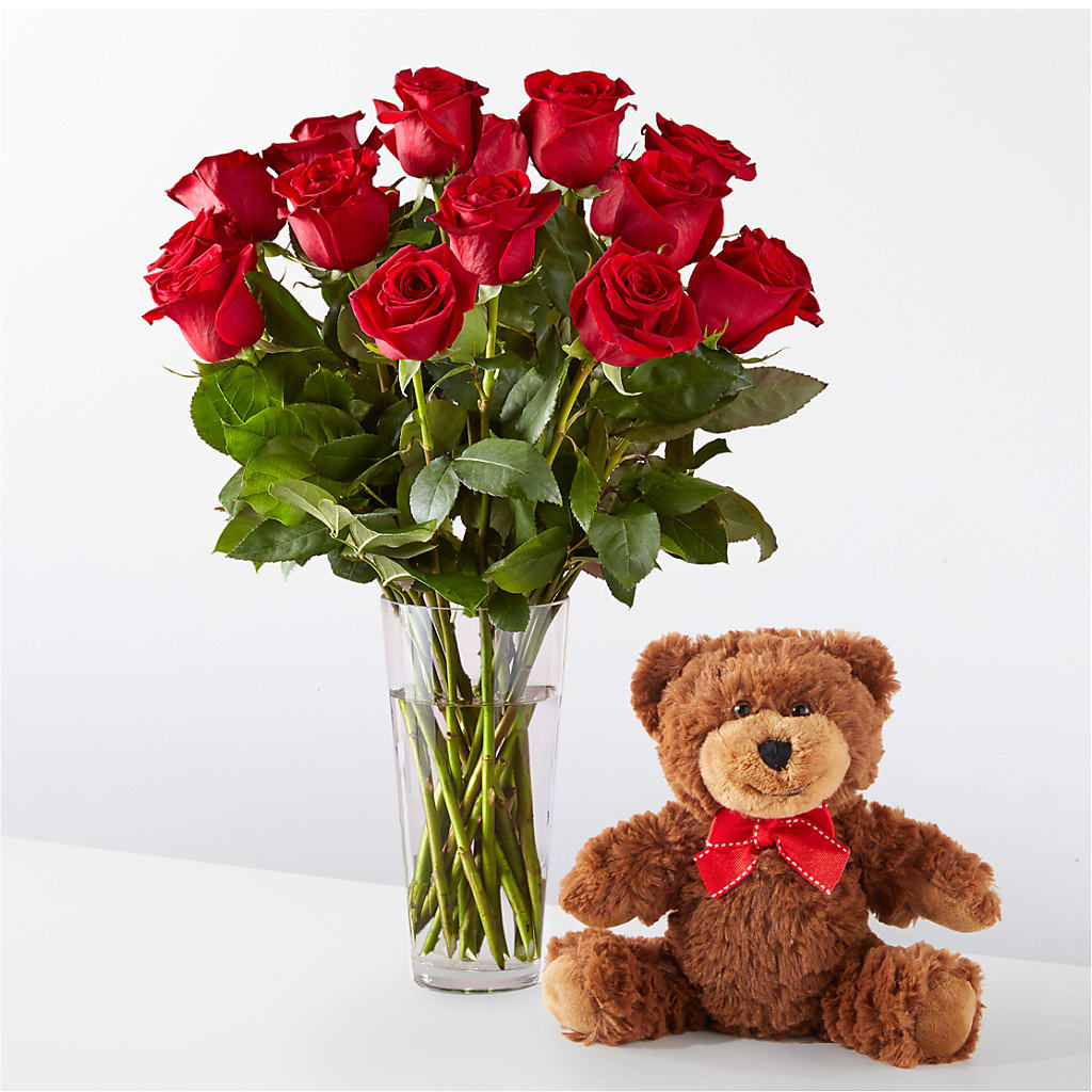 Romantic Long Stem Red Rose Bouquet Bundles – SHARAR'S FLORIST, La Habra CA