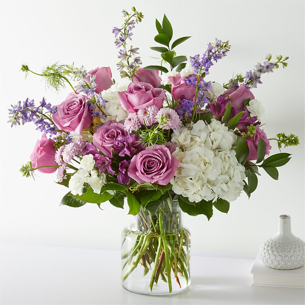 Violet Caress Bouquet – SHARAR'S FLORIST, La Habra CA