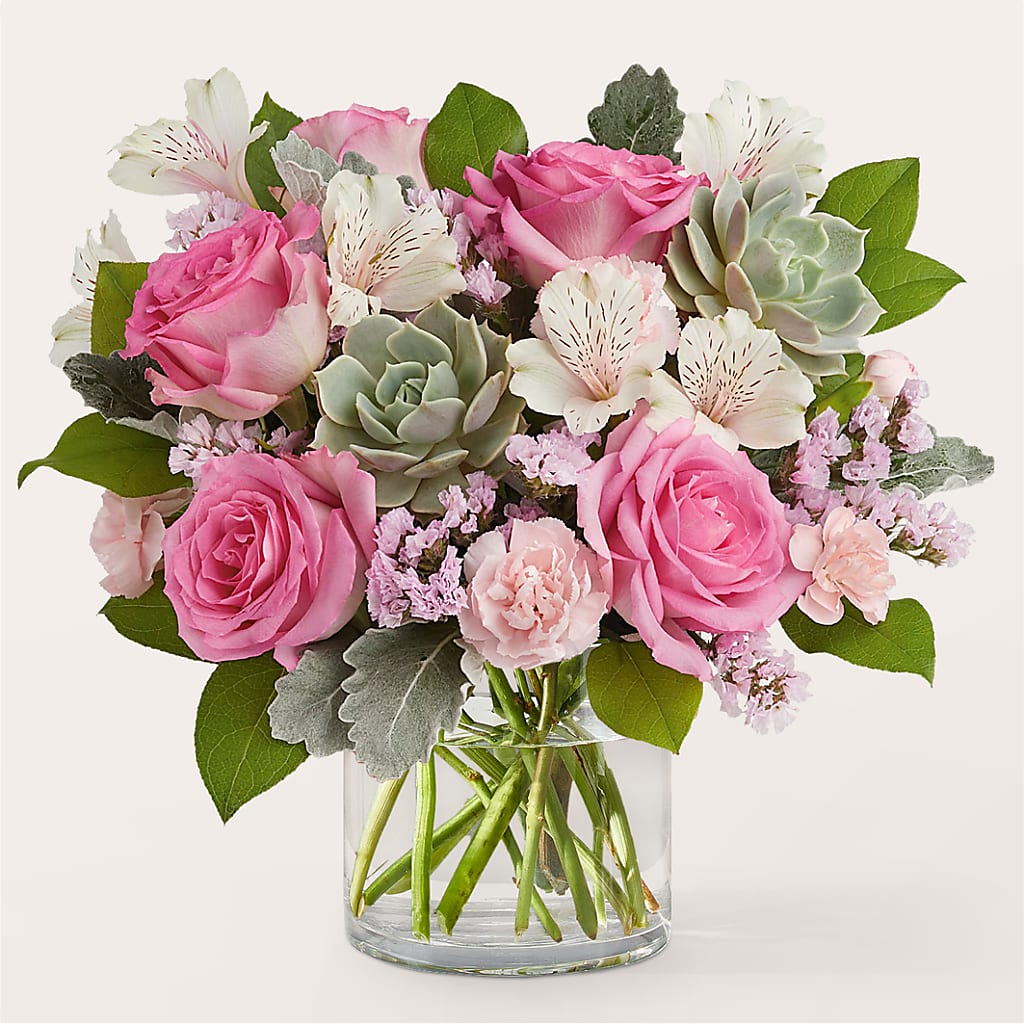 Dusty Rose Bouquet – SHARAR'S FLORIST, La Habra CA