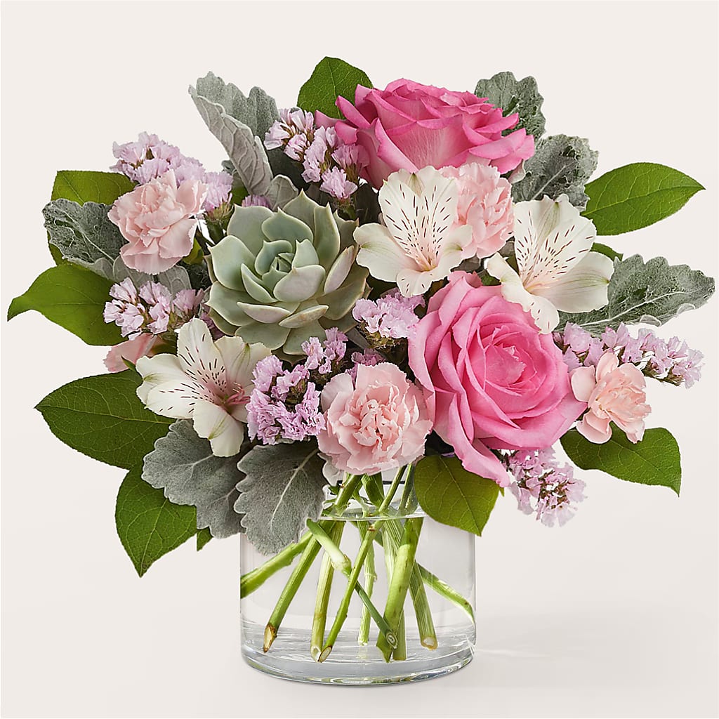 Dusty Rose Bouquet – SHARAR'S FLORIST, La Habra CA