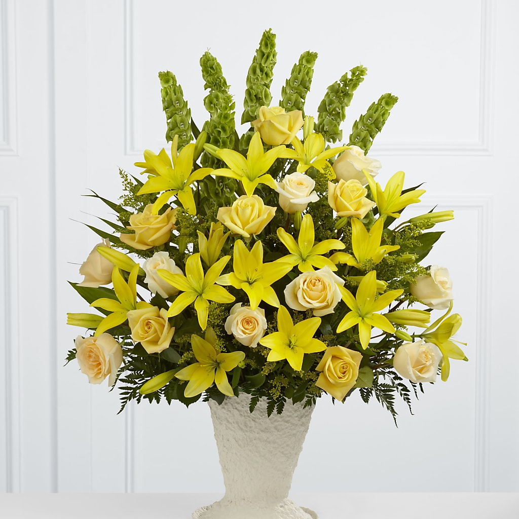 Golden Memories Arrangement – SHARAR'S FLORIST, La Habra CA