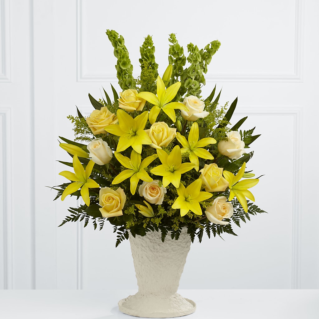 Golden Memories Arrangement – SHARAR'S FLORIST, La Habra CA