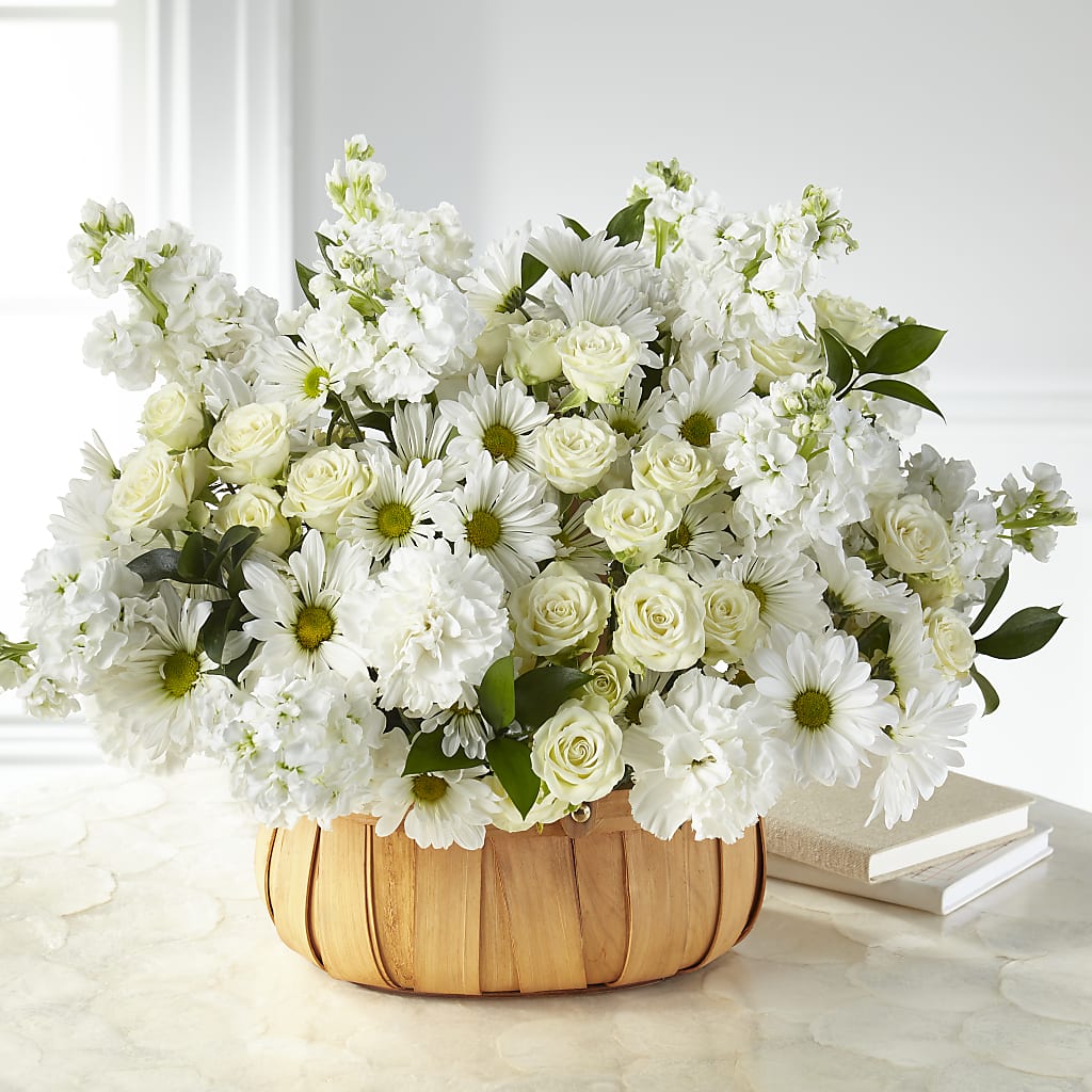 Graceful Garden Basket – SHARAR'S FLORIST, La Habra CA