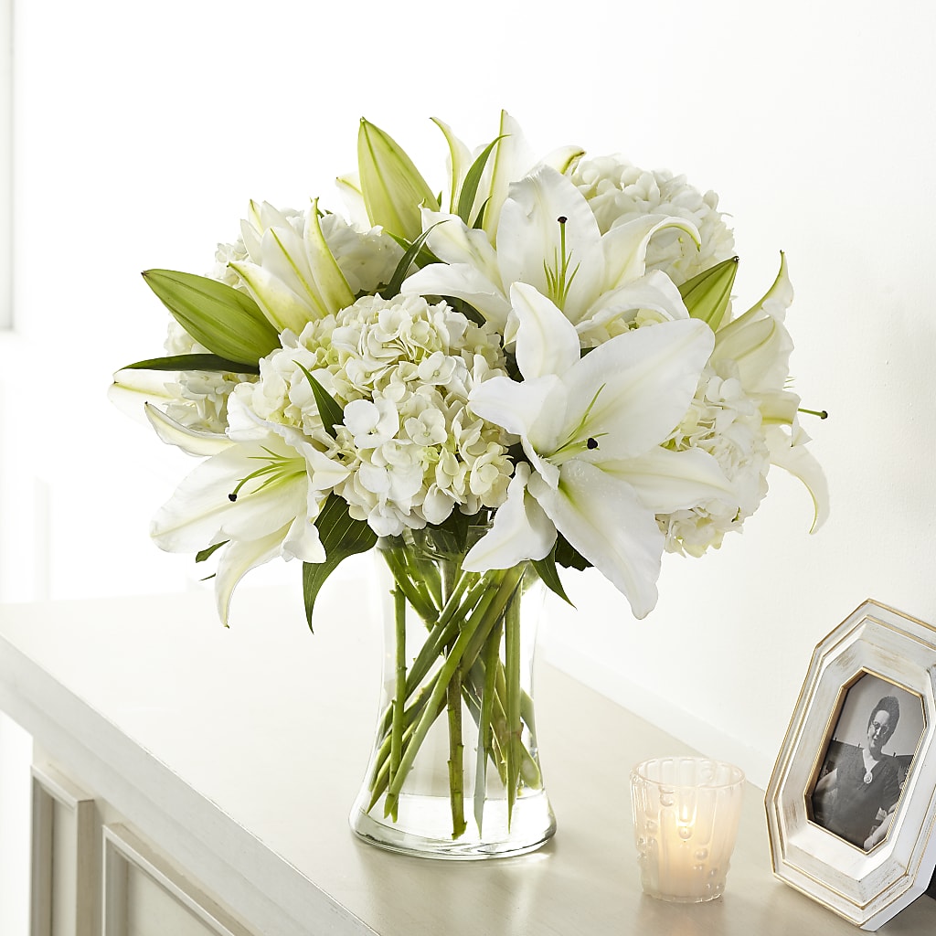 Compassionate Lily Bouquet – SHARAR'S FLORIST, La Habra CA