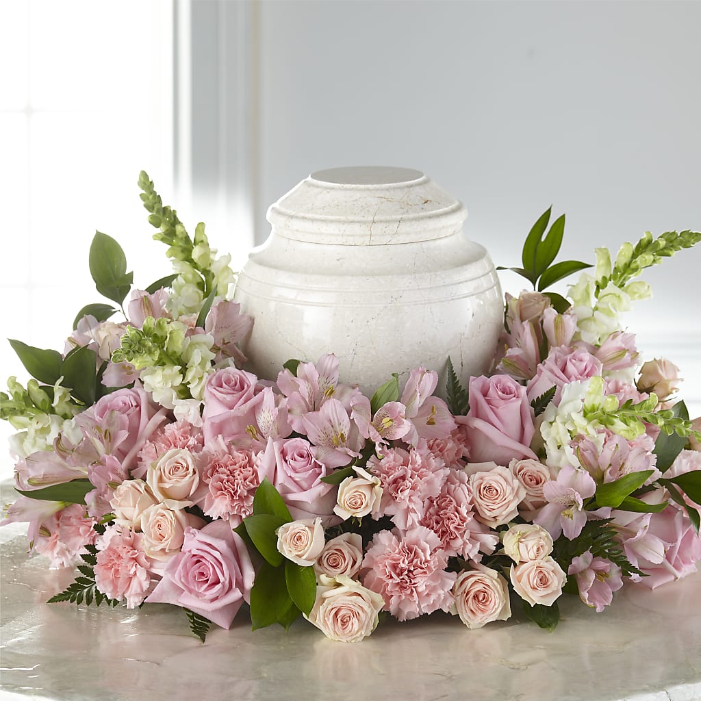 Blooms of Hope Cremation Adornment – SHARAR'S FLORIST, La Habra CA