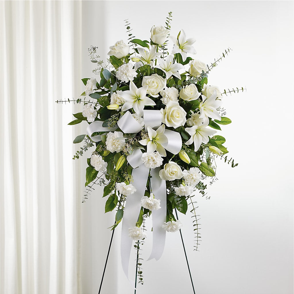 With Care Standing Spray – SHARAR'S FLORIST, La Habra CA