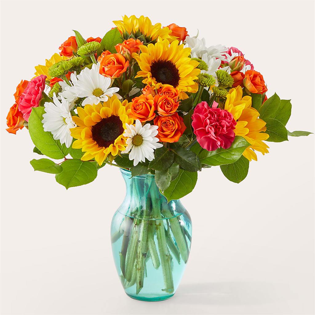 Sun-drenched Blooms Bouquet – SHARAR'S FLORIST, La Habra CA