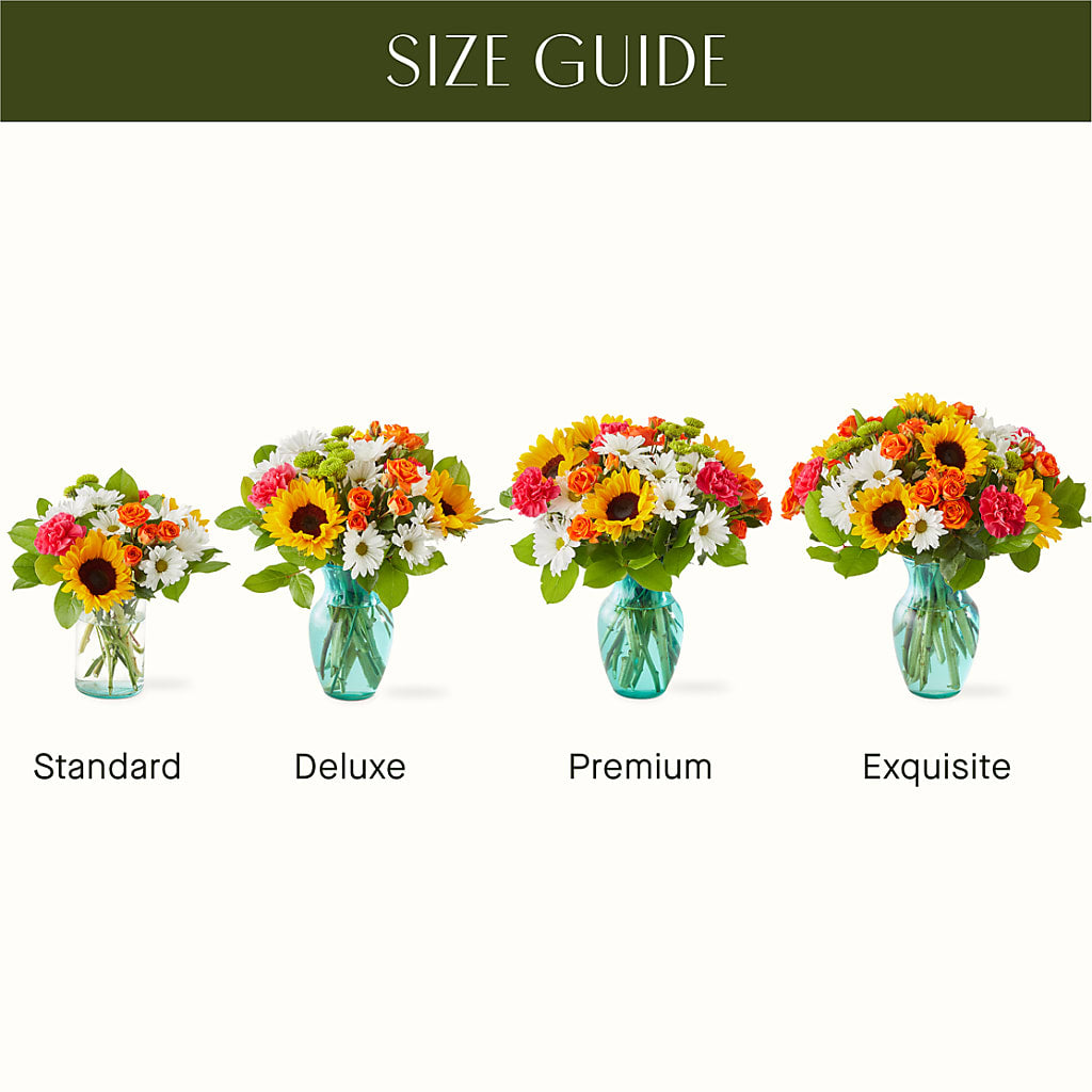 Sun-drenched Blooms Bouquet – SHARAR'S FLORIST, La Habra CA