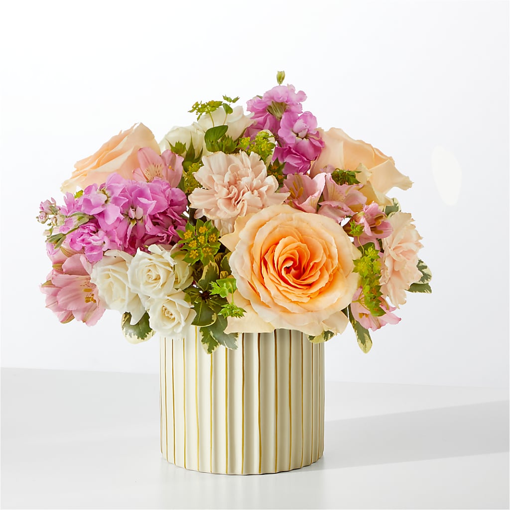 Paradise Bouquet with Ivory Vase – SHARAR'S FLORIST, La Habra CA