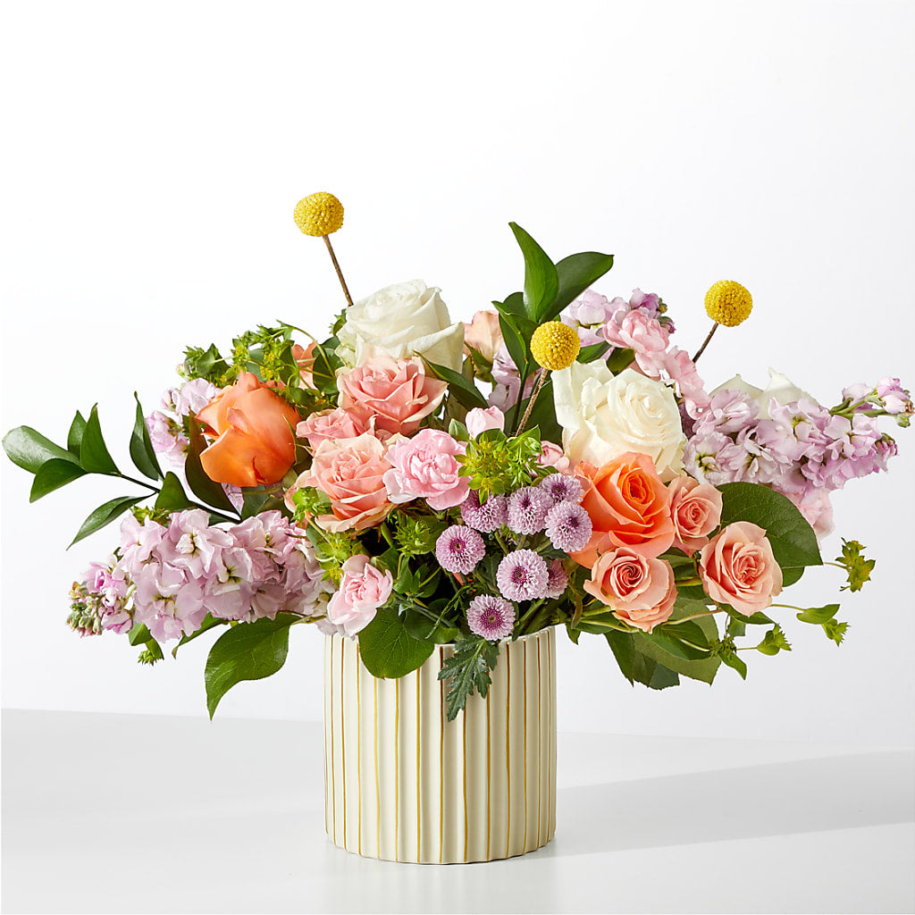 French Market Bouquet with Ivory Vase – SHARAR'S FLORIST, La Habra CA