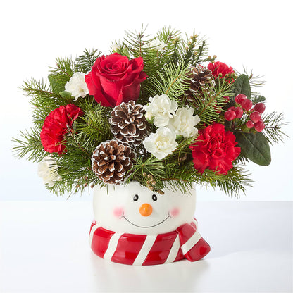Jolly Snowman Bouquet – SHARAR'S FLORIST, La Habra CA