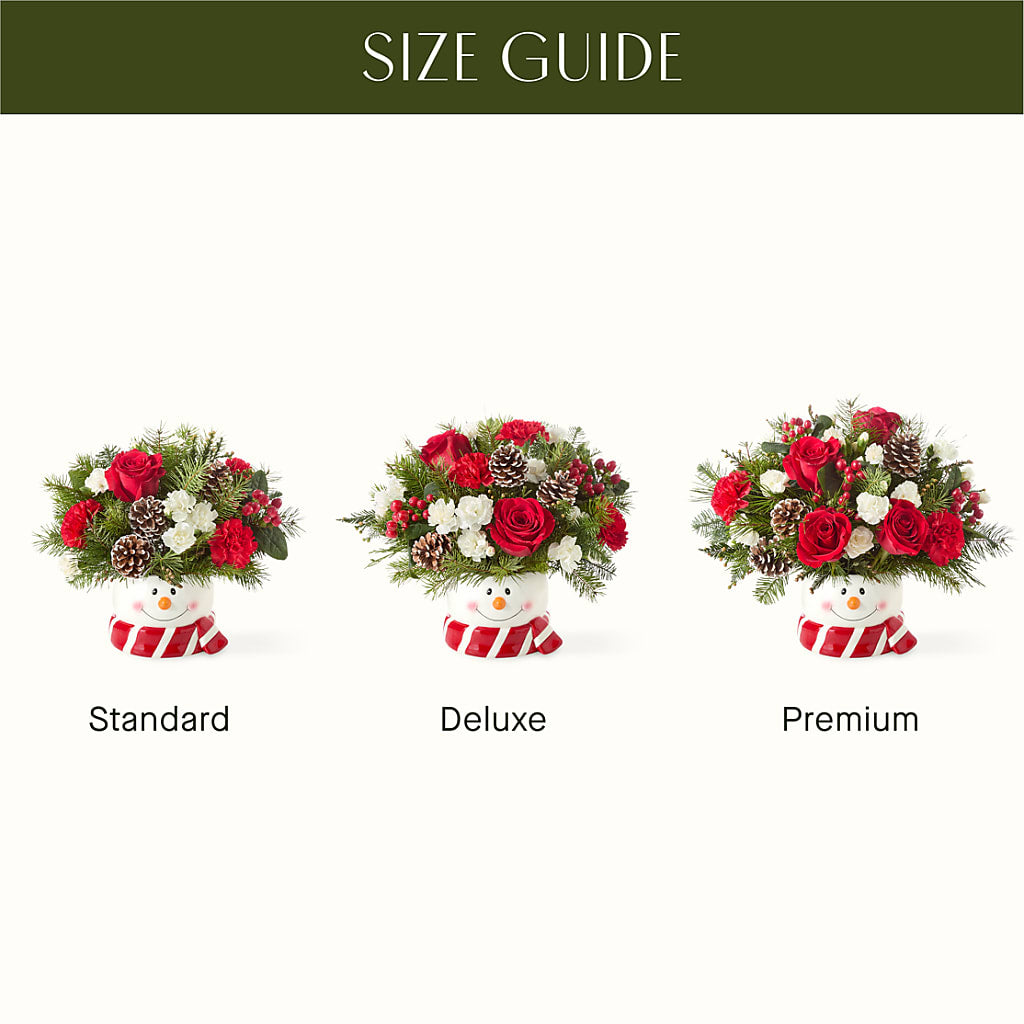Jolly Snowman Bouquet – SHARAR'S FLORIST, La Habra CA