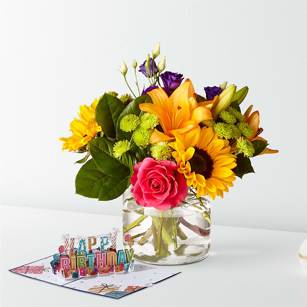 Best Day Bouquet & Lovepop® Birthday Pop-Up Card