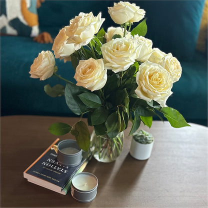 Long Stem Yellow Rose Bouquet – SHARAR'S FLORIST, La Habra CA