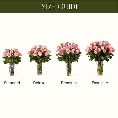 Long Stem Pink Rose Bouquet – SHARAR'S FLORIST, La Habra CA