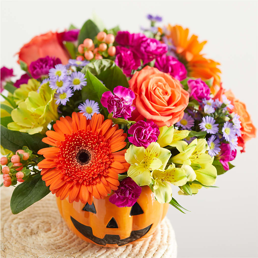 Tricks & Treats Pumpkin – SHARAR'S FLORIST, La Habra CA