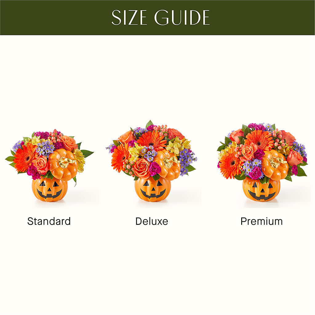 Tricks & Treats Pumpkin – SHARAR'S FLORIST, La Habra CA