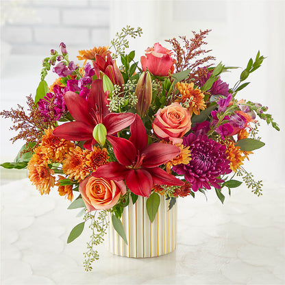 Burgundy Landscape Bouquet – SHARAR'S FLORIST, La Habra CA