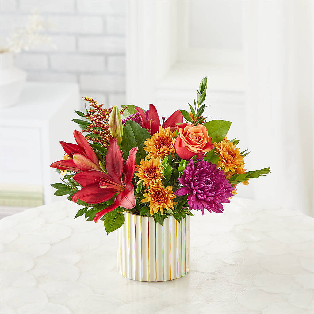 Burgundy Landscape Bouquet – SHARAR'S FLORIST, La Habra CA