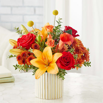 Scarlet Skies Bouquet – SHARAR'S FLORIST, La Habra CA