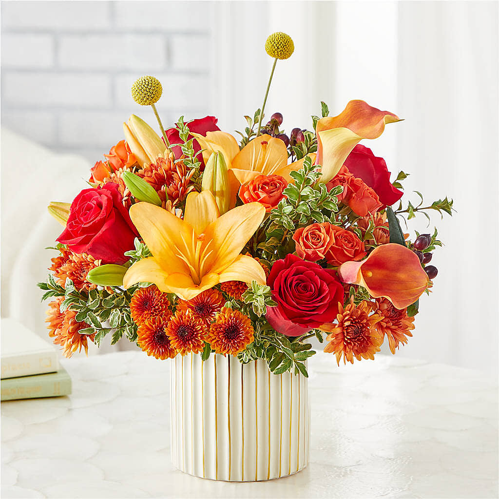 Scarlet Skies Bouquet – SHARAR'S FLORIST, La Habra CA