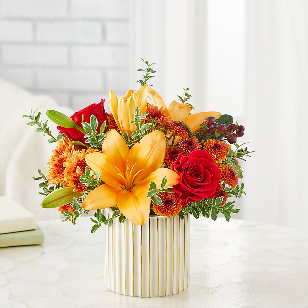Scarlet Skies Bouquet – SHARAR'S FLORIST, La Habra CA