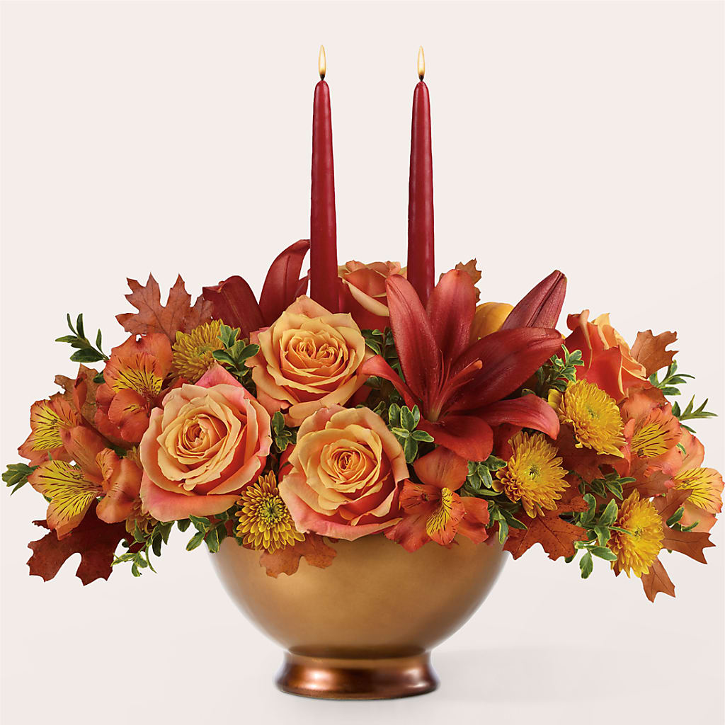 Harvest Table Centerpiece – SHARAR'S FLORIST, La Habra CA