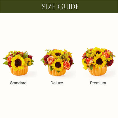 Golden Gourd Pumpkin Bouquet – SHARAR'S FLORIST, La Habra CA