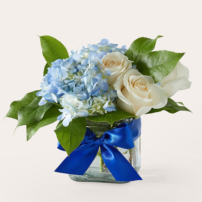 Sky Blue Delight Bouquet – SHARAR'S FLORIST, La Habra CA