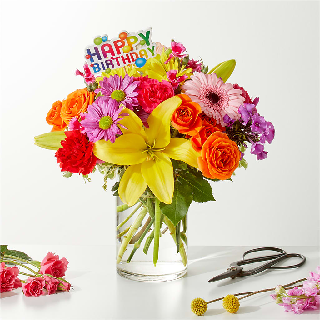 Cue the Confetti - A Florist Original – SHARAR'S FLORIST, La Habra CA