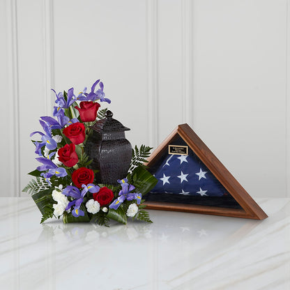 Patriotic Tribute Arrangement – SHARAR'S FLORIST, La Habra CA