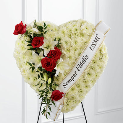 Heartfelt Hero Standing Heart – SHARAR'S FLORIST, La Habra CA