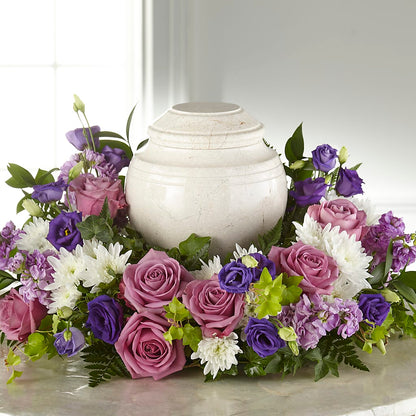Blooming Sympathy Cremation Adornment – SHARAR'S FLORIST, La Habra CA
