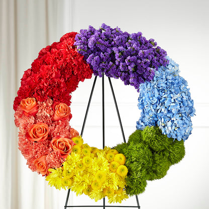 Circle of Love Wreath – SHARAR'S FLORIST, La Habra CA