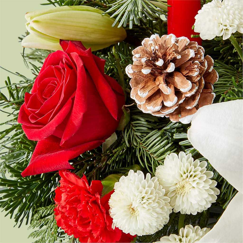Seasonal Festivities Centerpiece – SHARAR'S FLORIST, La Habra CA