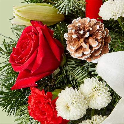 Seasonal Festivities Centerpiece – SHARAR'S FLORIST, La Habra CA