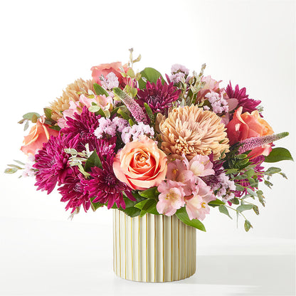 Berry Cobbler Bouquet with Ivory Vase – SHARAR'S FLORIST, La Habra CA