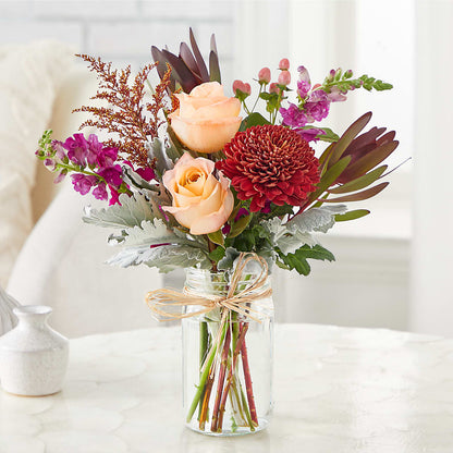 Moody Hues Bouquet – SHARAR'S FLORIST, La Habra CA