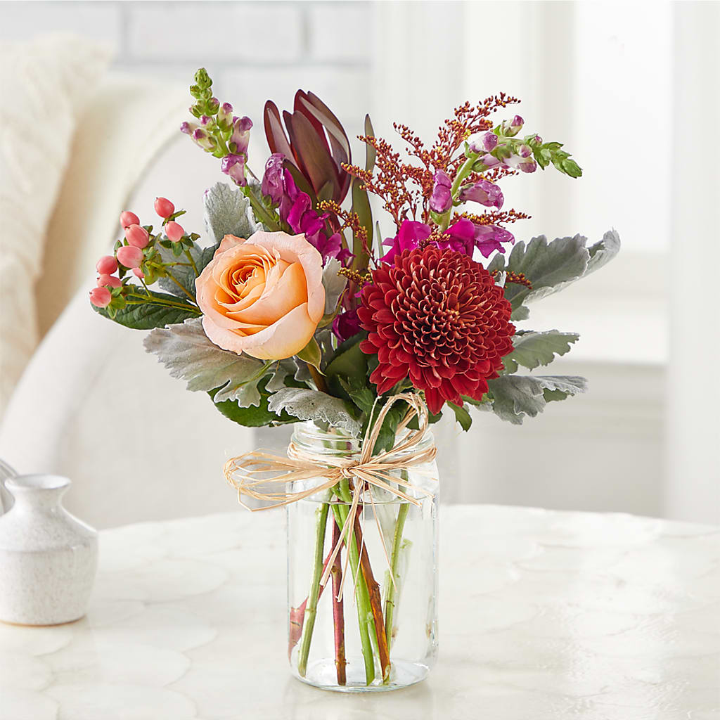 Moody Hues Bouquet – SHARAR'S FLORIST, La Habra CA