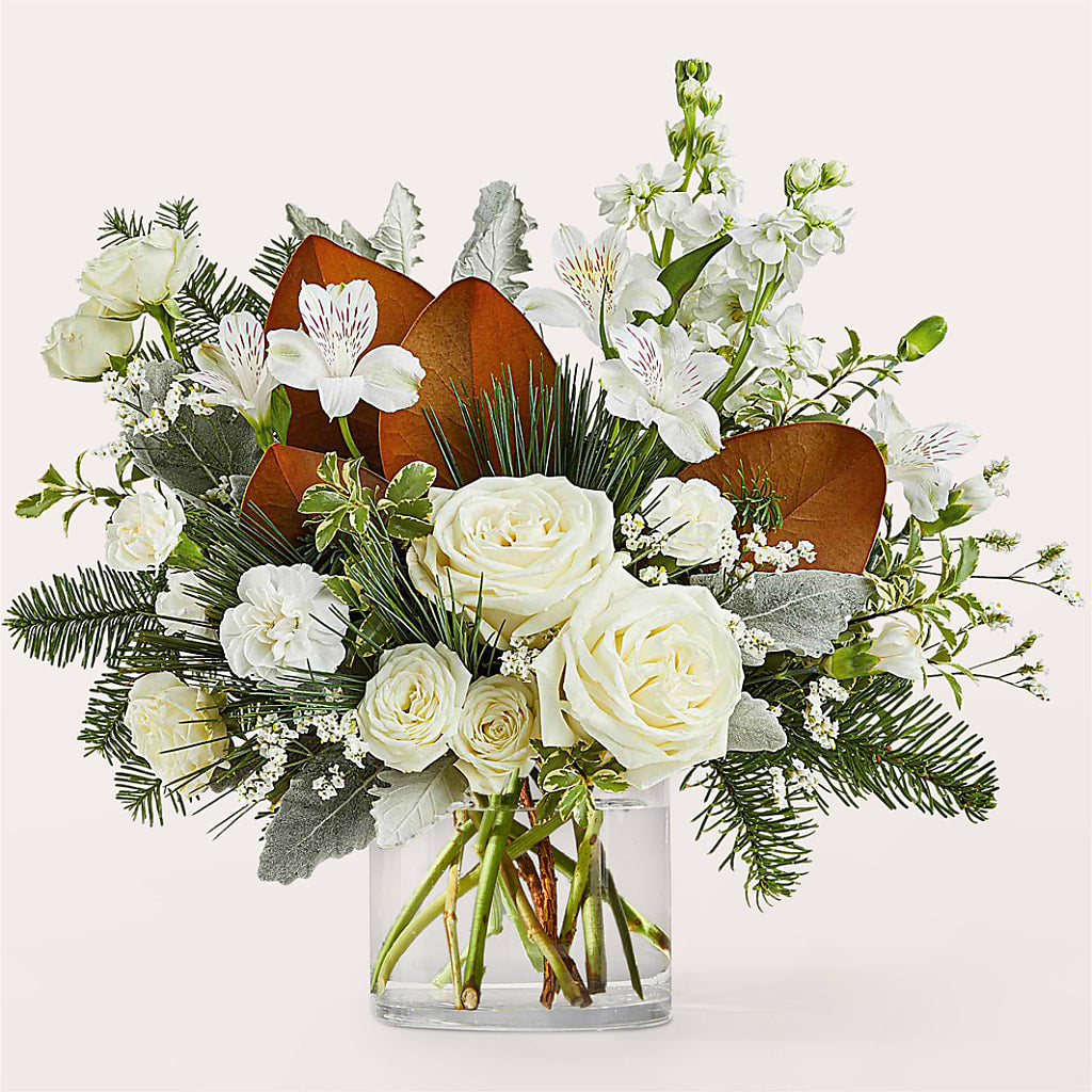 Fresh Snowfall Bouquet – SHARAR'S FLORIST, La Habra CA