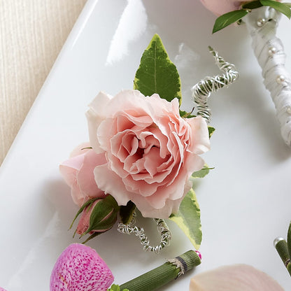 Pink Spray Rose Boutonniere – SHARAR'S FLORIST, La Habra CA