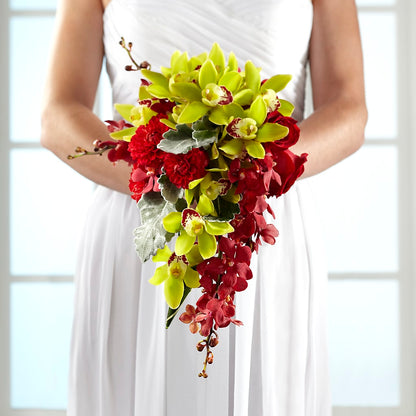 Elegant Orchid Bouquet – SHARAR'S FLORIST, La Habra CA