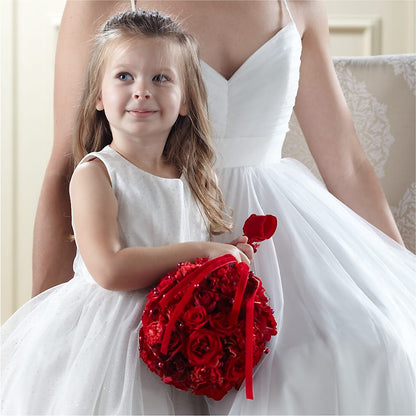 Pure at Heart Flower Girl Arrangement – SHARAR'S FLORIST, La Habra CA